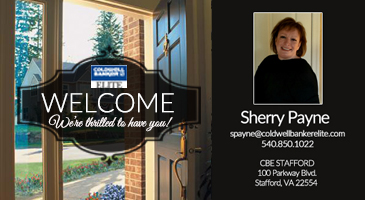 welcome graphic for sherry payne